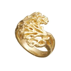 Best Anello Giovanni Raspini Contrarie Coral Dorata Gioielli Giovanni Raspini