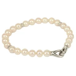 Online Bracciale Con Perle Coltivate Acqua Dolce MM. 6,5 E Argento 925 Cm. 18 Gioielli Con Perle