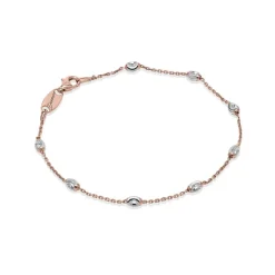 Outlet Bracciale Desmos Station Moon In Argento Bianco e Rosa Gioielli Desmos
