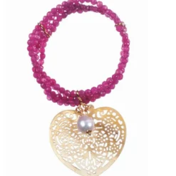 Best Bracciale Etnò Duetto Quarzo Fuxia Outlet Gioielli