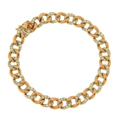 Best Bracciale Groumette Piccolo in Oro Rosa con Diamanti Bracciali