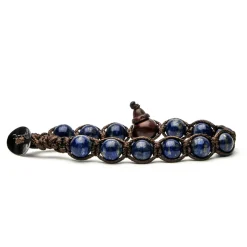 Best Bracciale Tamashii Originale Tibetano con Lapislazzuli Blue Gioielli Tamashii