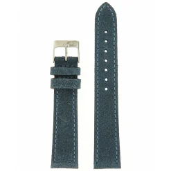 Best Cinturino in Pelle Scamosciata Vintage Blu Cinturini Vintage