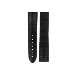 Discount Cinturino Omega in Pelle di Alligatore Nera 032CUZ007467W Cinturini Omega