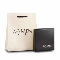 Fashion Collana Amen in Argento 925 Rosè con Chandelier di Stelle e Zirconi Collezione Couture Gioielli Amen | Outlet Gioielli