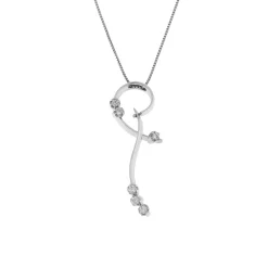 Sale Collana Bibigi Fantasia in Oro Bianco con Diamanti 0,18 Carati Collane