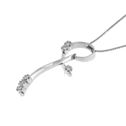 Sale Collana Bibigi Fantasia in Oro Bianco con Diamanti 0,18 Carati Collane