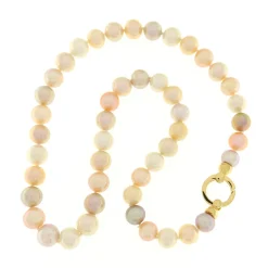 Fashion Collana di Perle Coltivate Acqua Dolce Multicolor 8,5-9,5 mm Gioielli Con Perle