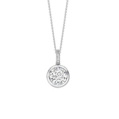 Best Collana Donna Ti Sento Milano In Argento 925 Con Puntoluce In Zircone Gioielli Ti Sento Milano