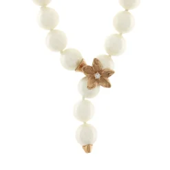 New Collana di Perle Coltivate d’Acqua Dolce Bianche 7-8 mm Gioielli Con Perle