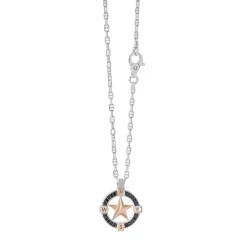 Best Collana Uomo Comete Gioielli in Argento 925 con Zirconi Neri Collezione Stella Polare Uomo Gioielli Comete Uomo
