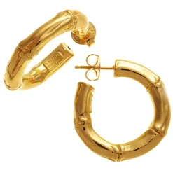 Outlet Giovanni Raspini Bambu Small Hoop Earrings Gioielli Giovanni Raspini