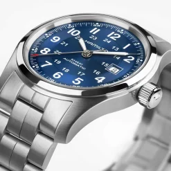 Best Hamilton Khaki Field Blu 42mm H70605140 Uomo Orologi Hamilton Uomo