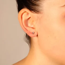 Hot Orecchini Bliss Punto Luce a Cipollina con Diamanti 0,02 Carati Orecchini Punto Luce