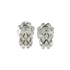 Clearance Orecchini Donna Con Pavè di Diamanti Orecchini