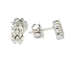 Clearance Orecchini Donna Con Pavè di Diamanti Orecchini