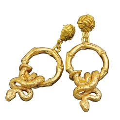 Discount Orecchini Giovanni Raspini Bambu e Serpente Gioielli Giovanni Raspini
