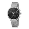 Fashion Orologio Calvin Klein Uomo Nuova Collezione High Noon Chrono Nero Cassa in Acciaio MM. 43 Con Cinturino In Maglia Milano Uomo Outlet Orologi | Orologi Calvin Klein Uomo