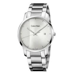 Outlet Orologio Calvin Klein Uomo In Acciaio Collezione City Con Quadrante Argentè Uomo Outlet Orologi | Orologi Calvin Klein Uomo
