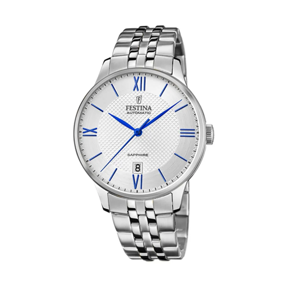 Outlet Orologio Festina Classic Automatico Uomo in Acciaio 42 mm Uomo Orologi Festina Uomo