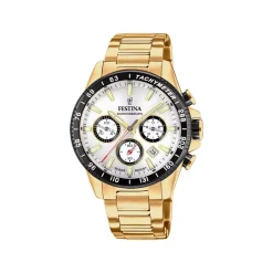 Best Orologio Festina Timeless Chronograph Bianco Acciaio Quartz 45 mm Uomo Orologi Festina Uomo