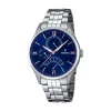 Outlet Orologio Festina Uomo Day Date in Acciaio con Quadrante Blu 43 mm Uomo Orologi Festina Uomo