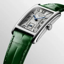 Best Orologio Longines DolceVita Pelle Verde Quartz 23,3 x 37 mm Donna Orologi Longines Donna